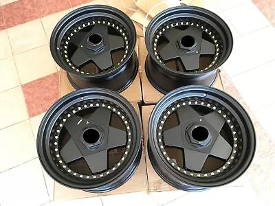 For 180sx Dc2 240sx Civic E30 S130 Rs JDM 17  BB Style Wheels Rims 114.3x4 100x4 • $1063.23