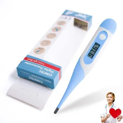 Adult Pediatric Baby Clinical Digital LCD Thermometers Soft Head Digitalblue • $9.99