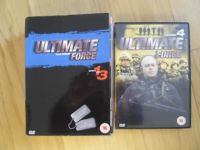 Ross Kemp Ultimate Force Series 1-4 Complete 8 DVDs • £10.50