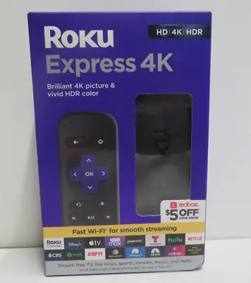 Roku Express 4K 3940 HDR Media Streamer - NEW SEALED • $23.99