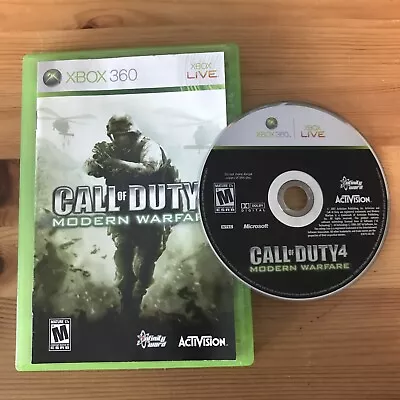 $7.64 • Buy Call Of Duty 4: Modern Warfare (Xbox 360, 2007) Disc, Manual, & Case (Generic)