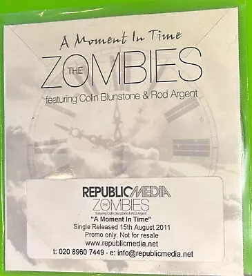 THE ZOMBIES (feat COLIN BLUNSTONE & ROD ARGENT) - A MOMENT IN TIME (UK PROMO CD) • £4.99