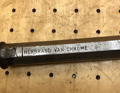 Vintage HERBRAND VAN-CHROME No 406 Cold Chisel USA 1  Old Tool • $30