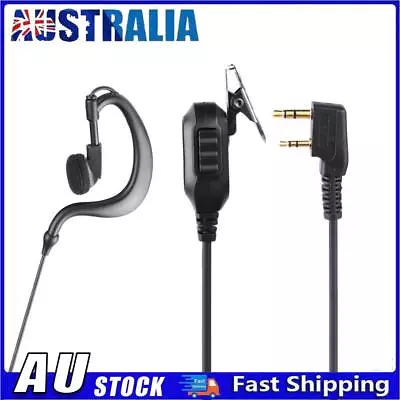 Walkie Talkie Earpiece G Type Earhook For Baofeng UV-5R Kenwood Two Way Radio * • $9.05