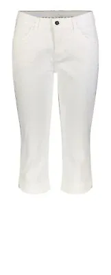 £118.63 • Buy MAC Dream Capri White Denim 5469-90-0355 D010 - Regular Fit Stretch Capri Jeans