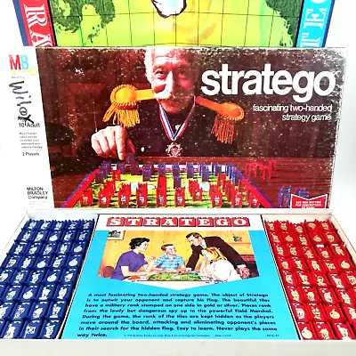 Stratego Board Game Two-Handed Strategy Milton Bradley Vintage 1975 • $37.99