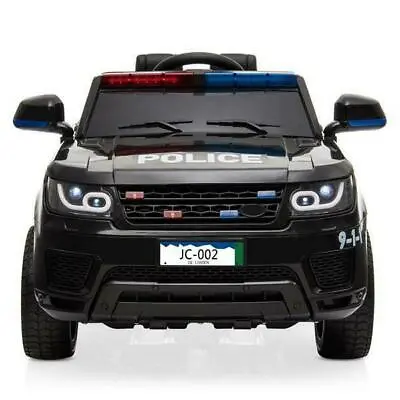 $203.84 • Buy Electric Kids Ride On Police Car 12V RemoteControl SUV Toy Car W/ LED Music Horn