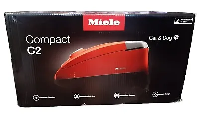 Miele Compact C2 Cat & Dog Flex PowerLine SDBF5 Vacuum Cleaner Autumn Red • £279