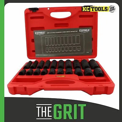 KC Tools AF Impact Socket Set 20pc 1/2  Dr AF Standard & Deep 6 Point 11320 • $199