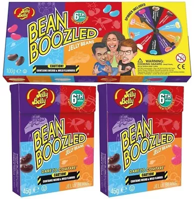 Jelly Belly Bean Boozled 6th Edition 100g With Spinner Set & 2 Packs 45g Refill • $53.82