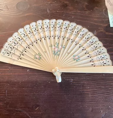 Childs Celluloid Hand Painted Fan • $35