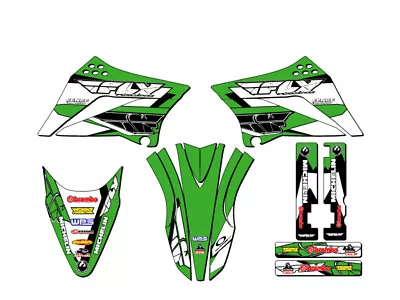 2010-2023 KLX 110 13 FLY Green Senge Graphics Kit Compatible With Kawasaki • $74.99