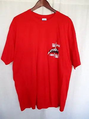 U2 360 Degree 2009 Tour Crew T-Shirt XL Red • $30