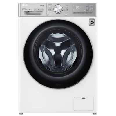 LG F4V1112WTSA 12kg Autodose Steam Washing Machine 1400rpm White • £749