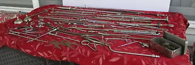 Vintage Lot Embalming Instruments Tools Undertaker Mortuary Medical Funeral • $229