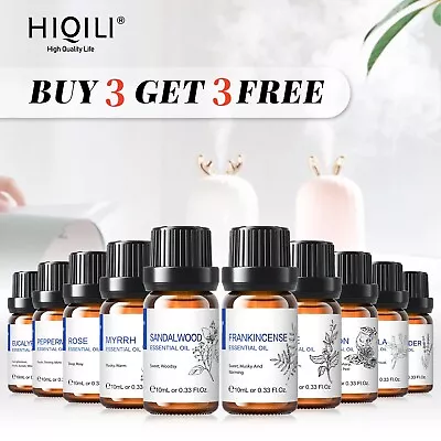 10ml Essential Oil Pure Natural Aromatherapy Diffuser Home Fragrance Skin Hair • £3.59