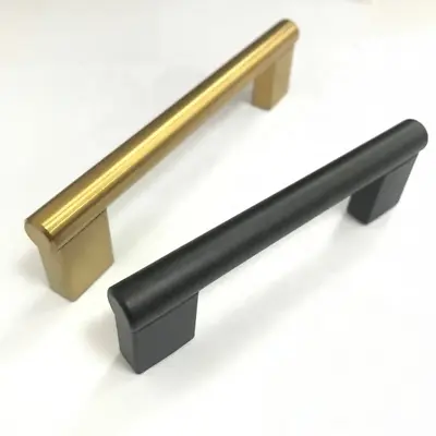 Kitchen Cabinet Handle Door Handles Cupboard Drawer Chrome Bar Bedroom Brushed N • £1.89