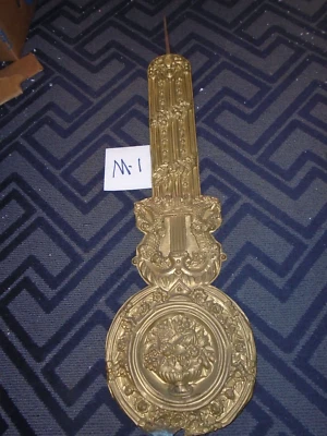 $75 • Buy Antique-French-Morbier-Clock Pendulum-Ca.1870-Parts/Restore-#M1