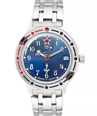 Vostok Amphibia 420289 Watch Military Diver  Mechanical Automatic USA SELLER • $104.75