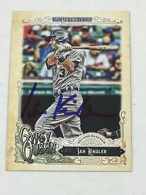 Ian Kinsler Signed 2017 Topps Gypsy Queen Signed Autographed Auto Card Tigers • $24.99