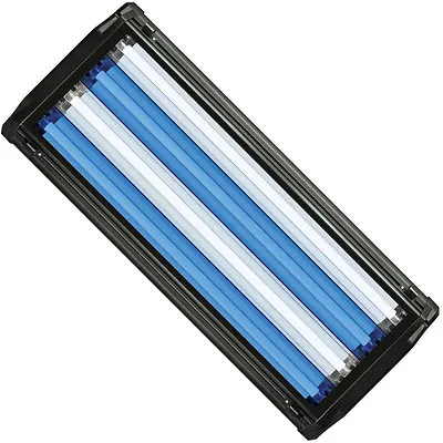 HO T5 Quad Aquarium Light Fixture 24  & 4x 24W T5 Bulb 10000K Day & Super Blue • $146.70