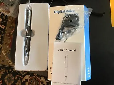 Spy Digital Voice Activated Recorder Mini Hidden Audio Recording Pen Device 32gb • $17