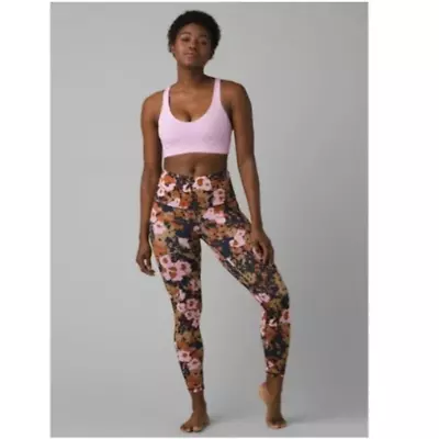 Prana Kimble Printed 7/8 Leggings Nordic Pink Wildflower Print Small • $30