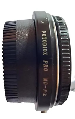Fotodiox Pro Lens Adapter For Minolta MD Lens To Nikon F Mount Body Used Good Co • $10