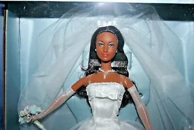 1999 Millennium Wedding African American Barbie Doll-New In Box • $79