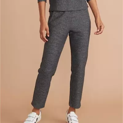 Marine Layer Chill Textured Sweatpants Anthracite Gray Pull On Size M Women's • $40