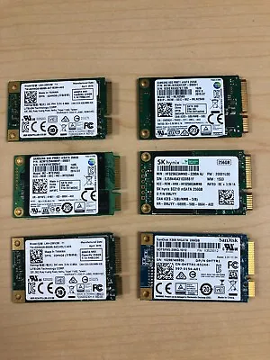 Lot Of 10: 256GB MSATA SSD Mixed Major Brands • $149