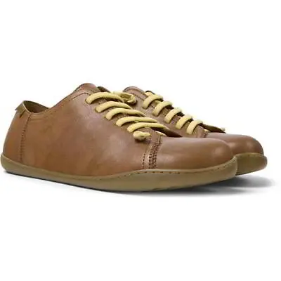 Camper Peu Cami 17665-256 Mens Brown Soft Leather Shoes Trainers Size 8-12 • £119.99