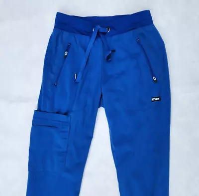 Grey's Anatomy By Barco Women's 5-Pocket Scrub Pants Royal Blue Size XXS • $12.90