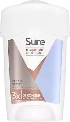 £4.87 • Buy Sure Maximum Protection Clean Scent 96h Protection Deodorant Anti-perspirant For