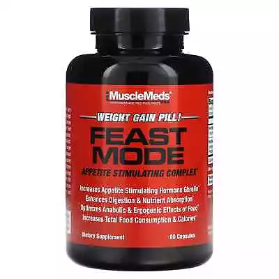 2 X MuscleMeds Feast Mode Appetite Stimulating Complex 90 Capsules • $79.60