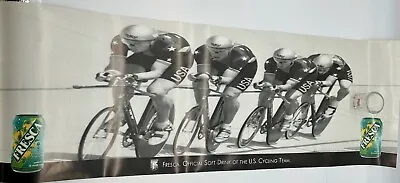 A 12  X 34  Poster  Fresca. Official Soft Drink Of The U.S. Cycling Team.  • $12.99