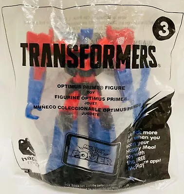 NIB McDonald's Happy Meal Toy Transformers 2017 Optimus Prime Figure Toy #3 • $1.95