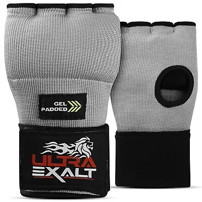 Quick Gel Wraps Boxing Training Adult Unisex Kickboxing Muay Thai MMA Gray L/XL • $9.99