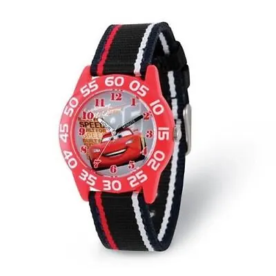 Disney Kids Cars Lightning McQueen Acrylic Time Teacher Watch • $35