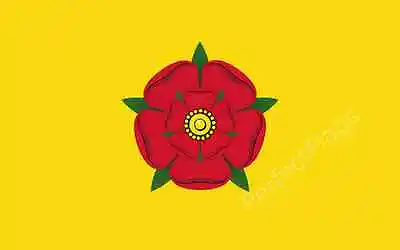 £3.75 • Buy LANCASHIRE RED ROSE NEW FLAG - LANCASHIRE COUNTY FLAGS - Size 3x2, 5x3, 8x5 Feet