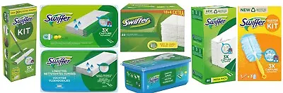 £12.99 • Buy Swiffer Floor Sweeper Mop Dry Refills, Fluffy Dusters, Wet Wipes Refill Pack UK