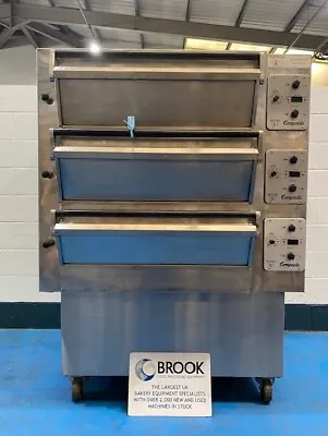 £4850 • Buy Used Tom Chandley 6 Tray, 3 Deck Oven,  2 L/c 1 H/c, Mk4 Controls