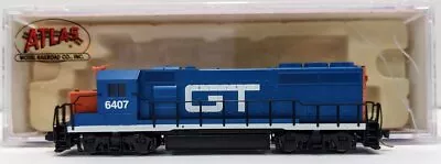 Atlas 48615 N Scale Grand Trunk Western #6407 GP-40-2 Diesel Locomotive LN/Box • $131.29