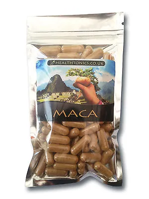 £5.65 • Buy Maca Root Extract ( 20:1 Equivalent To 8,000mg In Each Capsule ) Vegetarian Caps