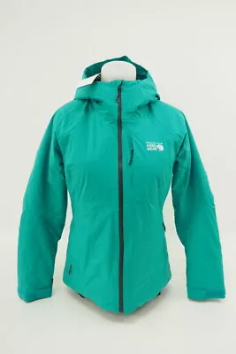 NEW Mountain Hardwear Women's Stretch Ozonic Insulated Jacket Green Extra Small  • $74.99