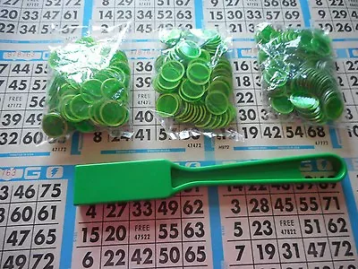 Magnetic Bingo Wand Green 300 Magnetic Green Bingo Chips • $13.49