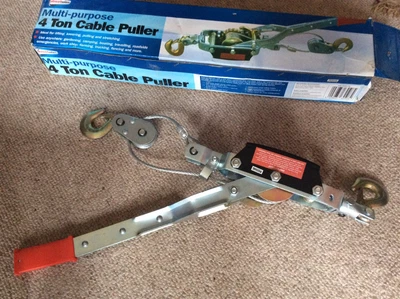 £12 • Buy Multi-purpose 4 Ton Cable Puller   New For Caravan  Or Boat Trailer Etc