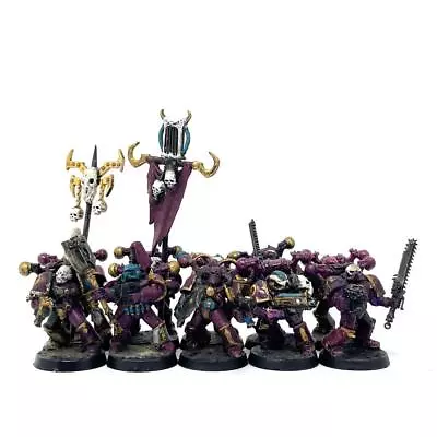 (8476) Legionaries Squad Chaos Space Marines Warhammer 40k • £10