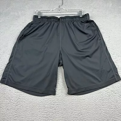 Nike Livestrong Shorts Mens Large Black Athletic Basketball Drawstring Dri-Fi • $13.95