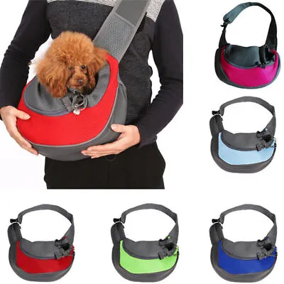 £9.69 • Buy Pet Dog Puppy Carrier Comfort Tote Shoulder Travel Bag Portable Sling Backpack
